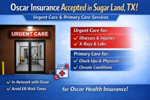 urgent care sugar land texas oscar provider